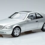 Mercedes CL600 C140 Sudrabs Metallik Norev 1:18 183446 Metāls