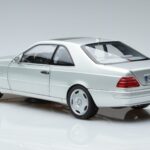 Mercedes CL600 C140 Sudrabs Metallik Norev 1:18 183446 Metāls - image 6 of 7