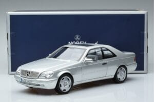 Mercedes CL600 C140 Sudrabs Metallik Norev 1:18 183446 Metāls — attēls 7 no 7