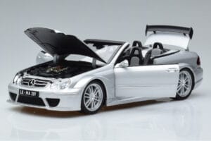 Mercedes CLK DTM AMG W209 Kabriolets Sudrabs Kyosho 1:18 B66962272 Metāls — attēls 2 no 8