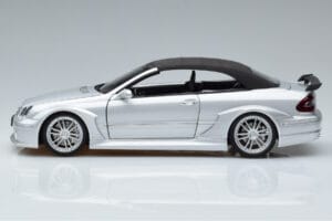 Mercedes CLK DTM AMG W209 Kabriolets Sudrabs Kyosho 1:18 B66962272 Metāls — attēls 4 no 8