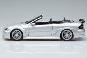 Mercedes CLK DTM AMG W209 Kabriolets Sudrabs Kyosho 1:18 B66962272 Metāls — attēls 5 no 8