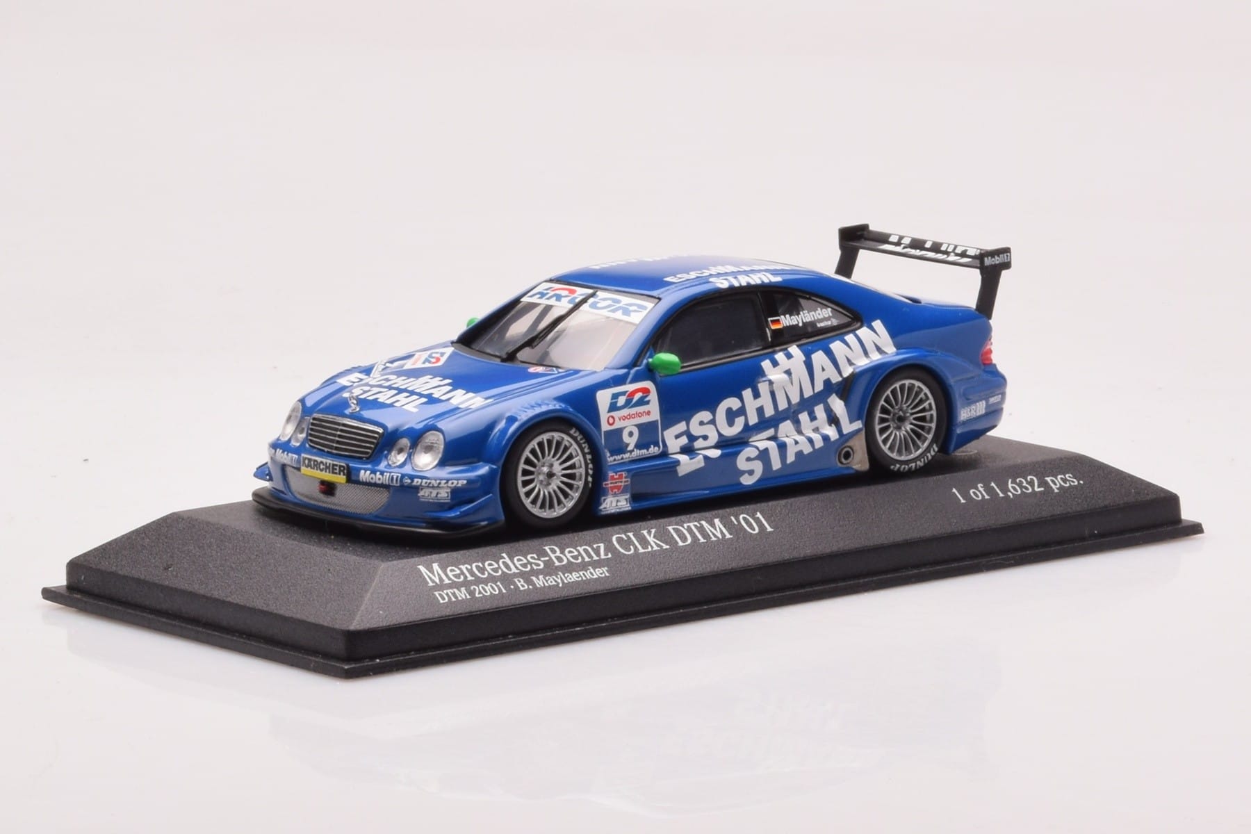 Mercedes CLK DTM Team Manthey #9 B. Maylander DTM 2001 Minichamps 1:43 400013109 Metāls — attēls 2 no 4