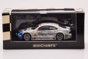 Mercedes CLK DTM Team Original Teile #12 P. Dumbreck DTM 2001 Minichamps 1:43 400023112 Metāls — attēls 4 no 4
