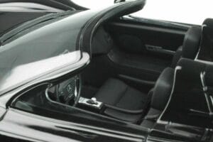 Mercedes CLK GTR Roadster Melns GT Spirit 1:18 GT826 Sveķi — attēls 9 no 10