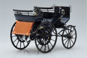 Mercedes Daimler Motorkutsche Tumši Zils Norev 1:18 183700 Metāls — attēls 2 no 6