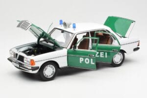 Mercedes E-Class W123 Polizei Norev 1:18 B66040676 Metāls — attēls 2 no 8
