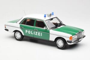 Mercedes E-Class W123 Polizei Norev 1:18 B66040676 Metāls — attēls 6 no 8