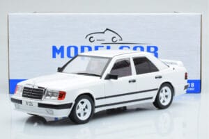 Mercedes E-Class W124 Tuning Balts MCG 1:18 MCG18343 Metāls — attēls 6 no 6