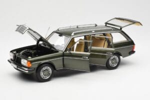 Mercedes 230T W123 T-Model Zaļš Metaliks Norev 1:18 183730 Metāls — attēls 2 no 8