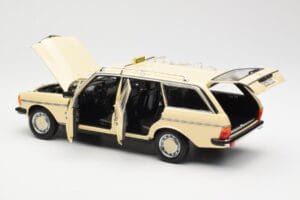 Mercedes 230T W123 T-Model Taksometrs Norev 1:18 183731 Metāls — attēls 5 no 8