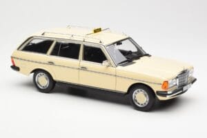 Mercedes 230T W123 T-Model Taksometrs Norev 1:18 183731 Metāls — attēls 6 no 8