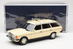 Mercedes 230T W123 T-Model Taksometrs Norev 1:18 183731 Metāls — attēls 8 no 8