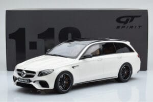 Mercedes AMG E63 S S213 T-Model Balts GT Spirit 1:18 GT795 Sveķi — attēls 6 no 6
