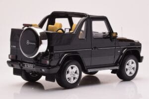Mercedes G500 W463 Kabriolets Obsidian Melns Otto 1:18 OT1040 Sveķi — attēls 2 no 6