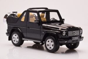 Mercedes G500 W463 Kabriolets Obsidian Melns Otto 1:18 OT1040 Sveķi — attēls 4 no 6