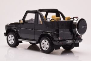 Mercedes G500 W463 Kabriolets Obsidian Melns Otto 1:18 OT1040 Sveķi — attēls 5 no 6