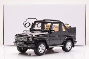 Mercedes G500 W463 Kabriolets Obsidian Melns Otto 1:18 OT1040 Sveķi — attēls 6 no 6