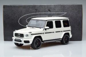 Mercedes AMG G63 W463 Balts GT Spirit 1:18 KJ038 Metāls — attēls 6 no 6