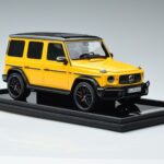 Mercedes AMG G63 W463 Dzeltens MotorHelix 1:18 MH018 Y Sveķi - image 4 of 7
