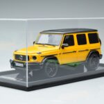 Mercedes AMG G63 W463 Dzeltens MotorHelix 1:18 MH018 Y Sveķi - image 6 of 7