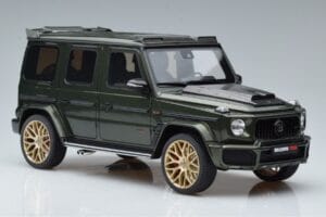 Mercedes G63 Brabus 700 Widestar W463 Zaļš GT Spirit 1:18 GT274 Sveķi — attēls 4 no 6