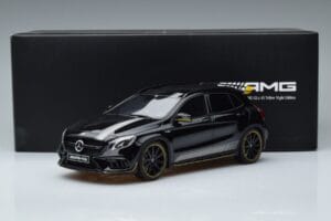 Mercedes AMG GLA45 X156 Dzeltens Night Edition GT Spirit 1:18 B66960469 Sveķi — attēls 6 no 6