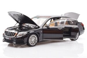 Mercedes Maybach S-Class W222 Brabus 900 Obsidian Melns Almost Real 1:18 860102 Metāls — attēls 2 no 8