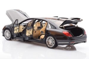 Mercedes Maybach S-Class W222 Brabus 900 Obsidian Melns Almost Real 1:18 860102 Metāls — attēls 5 no 8