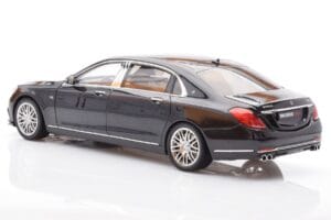 Mercedes Maybach S-Class W222 Brabus 900 Obsidian Melns Almost Real 1:18 860102 Metāls — attēls 7 no 8