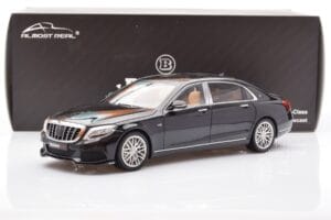 Mercedes Maybach S-Class W222 Brabus 900 Obsidian Melns Almost Real 1:18 860102 Metāls — attēls 8 no 8