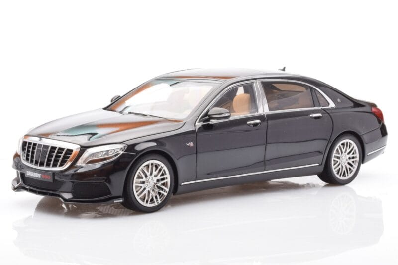 Mercedes Maybach S-Class W222 Brabus 900 Obsidian Melns Almost Real 1:18 860102