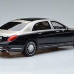Mercedes Maybach S600 W222 Melns Sudrabs GT Spirit 1:18 GT237 Sveķi - image 2 of 6