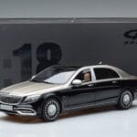 Mercedes Maybach S600 W222 Melns Sudrabs GT Spirit 1:18 GT237 Sveķi - image 6 of 6