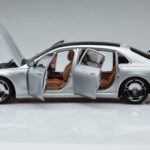 Mercedes Maybach S600 W222 V12 Biturbo Hightech Sudrabs Almost Real 1:18 - image 4 of 12