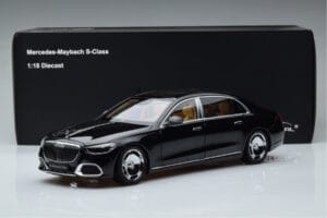 Mercedes Maybach S600 W222 V12 Biturbo Obsidian Melns Almost Real 1:18 820115 Metāls — attēls 11 no 11