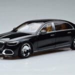 Mercedes Maybach S600 W222 V12 Biturbo Obsidian Melns Almost Real 1:18