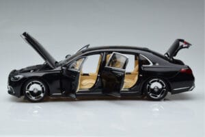 Mercedes Maybach S600 W222 V12 Biturbo Obsidian Melns Almost Real 1:18 820115 Metāls — attēls 4 no 11