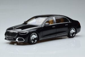 Mercedes Maybach S600 W222 V12 Biturbo Obsidian Melns Almost Real 1:18 820115