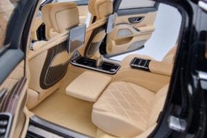 Mercedes Maybach S600 W222 V12 Biturbo Obsidian Melns Almost Real 1:18 820115 Metāls — attēls 9 no 11