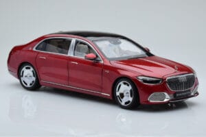 Mercedes Maybach S600 W222 V12 Biturbo Patagonia Sarkans Almost Real 1:18 820119 Metāls — attēls 6 no 10