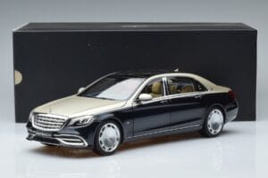 Mercedes Maybach S650 X222 Sudraba Zils Norev 1:18 B66960615 Metāls — attēls 7 no 7