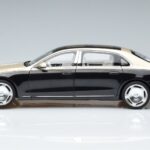 Mercedes Maybach S680 X223 Zeltains Melns Metallic Norev 1:18 183917 Metāls - image 4 of 7