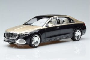 Mercedes Maybach S680 X223 Zeltains Melns Metallic Norev 1:18 183917 Metāls