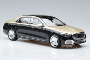 Mercedes Maybach S680 X223 Zeltains Melns Metallic Norev 1:18 183917 Metāls — attēls 5 no 7