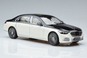 Mercedes Maybach S680 X223 Balts Norev 1:18 B66961424 Metāls — attēls 5 no 7