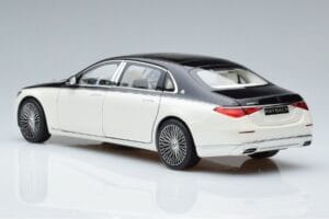 Mercedes Maybach S680 X223 Balts Norev 1:18 B66961424 Metāls — attēls 6 no 7