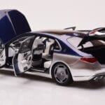Mercedes Maybach S680 W223 Nautical Zils Cirrus Sudrabs Almost Real 1:18 - image 5 of 8