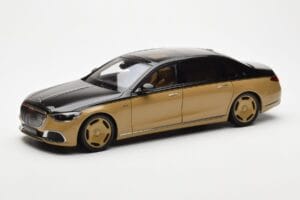 Mercedes Maybach S680 W223 Obsidian Melns Sand Almost Real 1:18