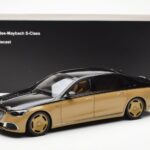 Mercedes Maybach S680 W223 Obsidian Melns Sand Almost Real 1:18 - image 7 of 7